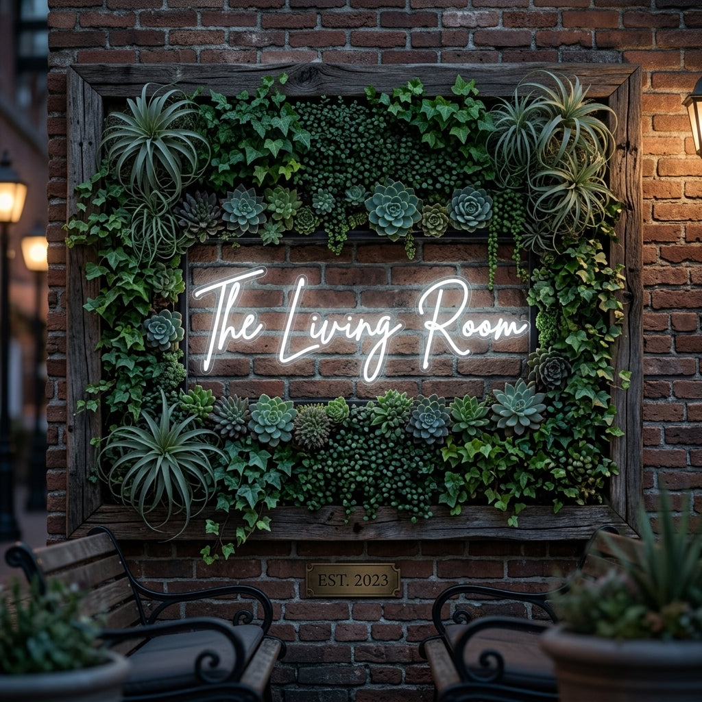 Custom Neon: The Living Room
