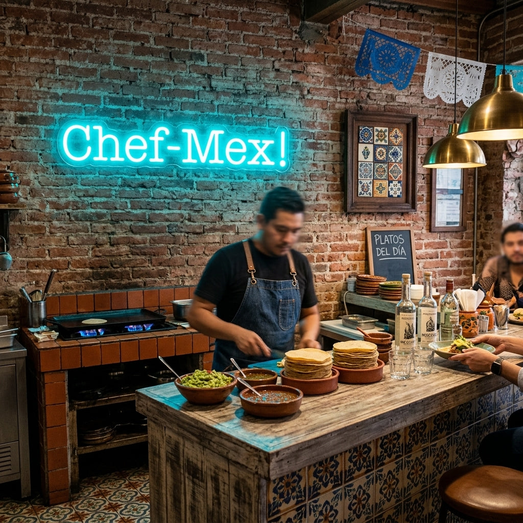 Custom Neon: Chef-Mex!