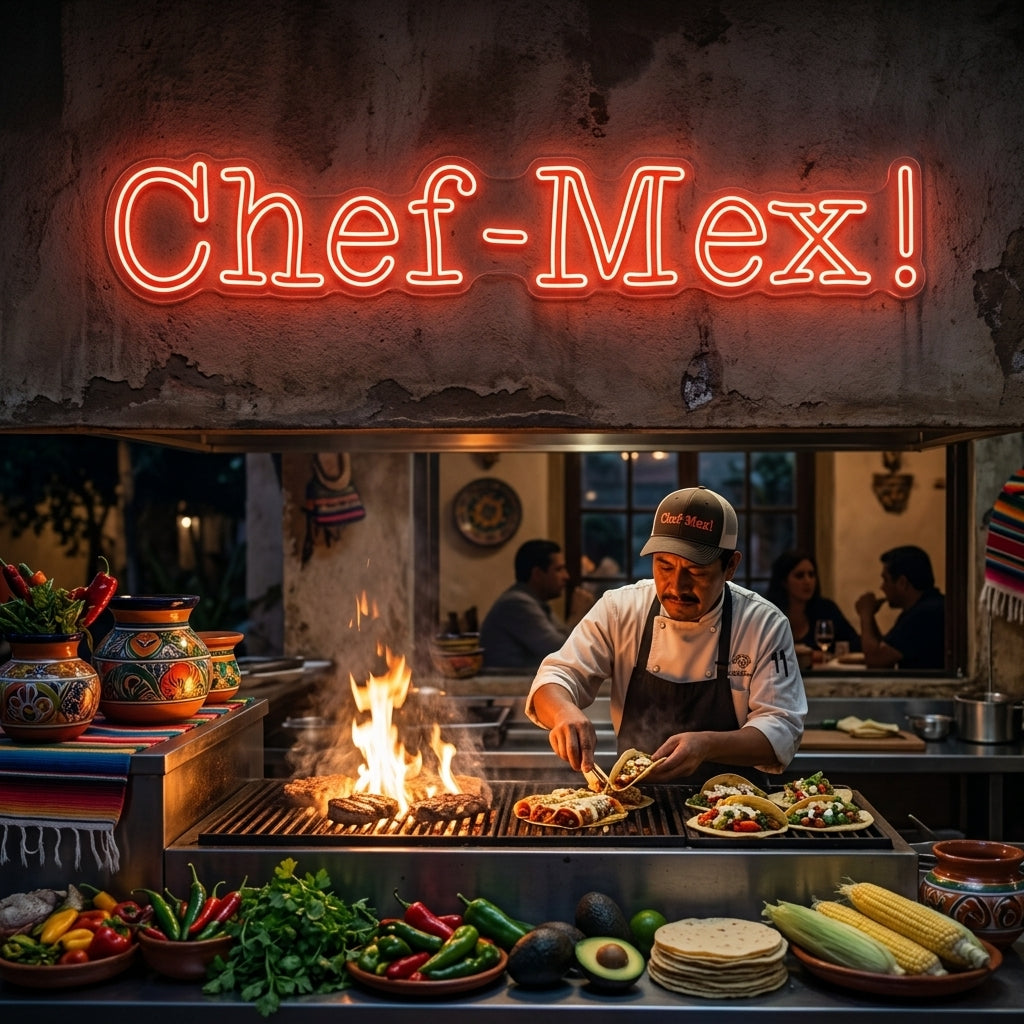 Custom Neon: Chef-Mex!