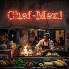 Custom Neon: Chef-Mex!