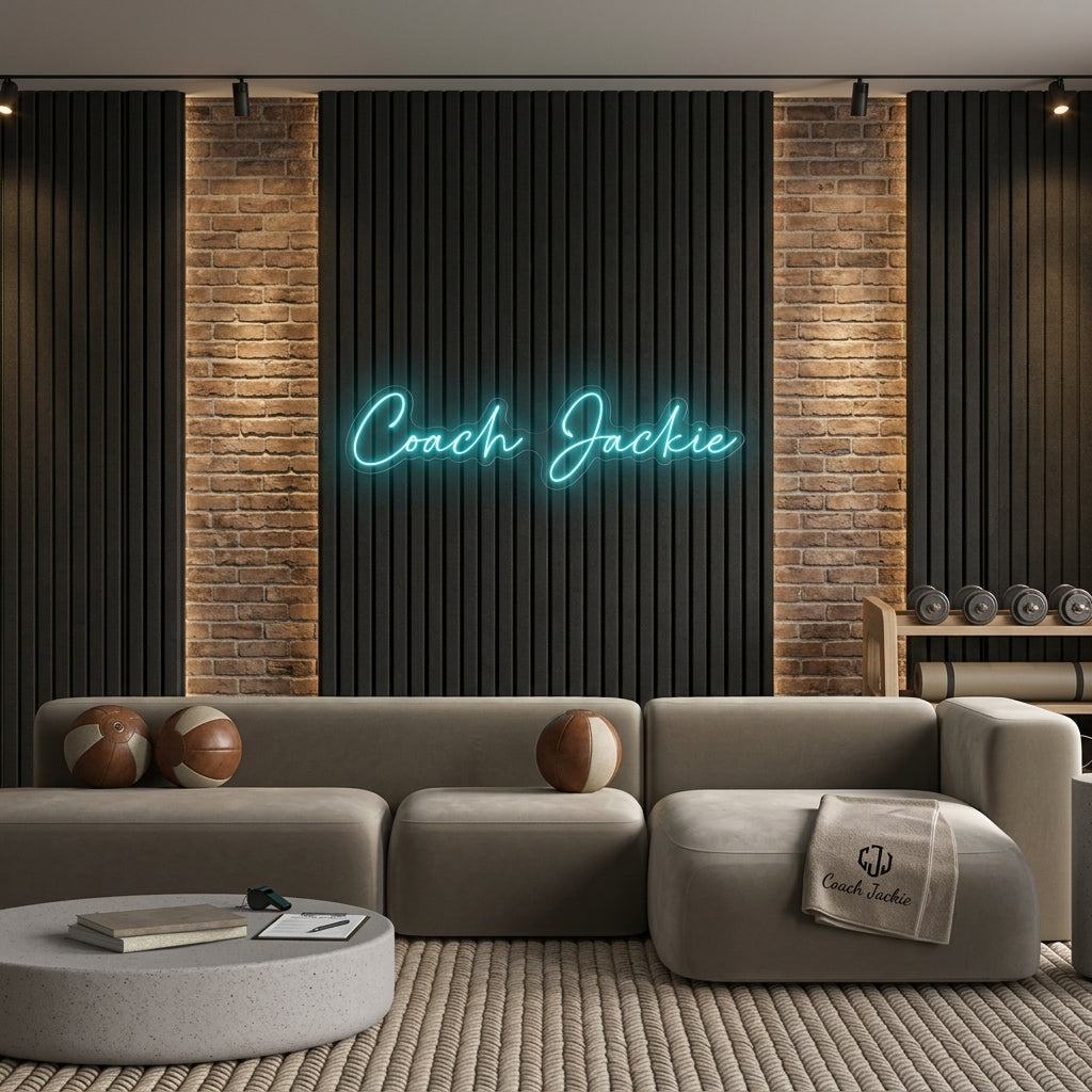 Custom Neon: Coach Jackie