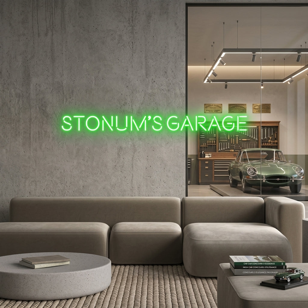 Custom Neon: STONUM'S GARAGE