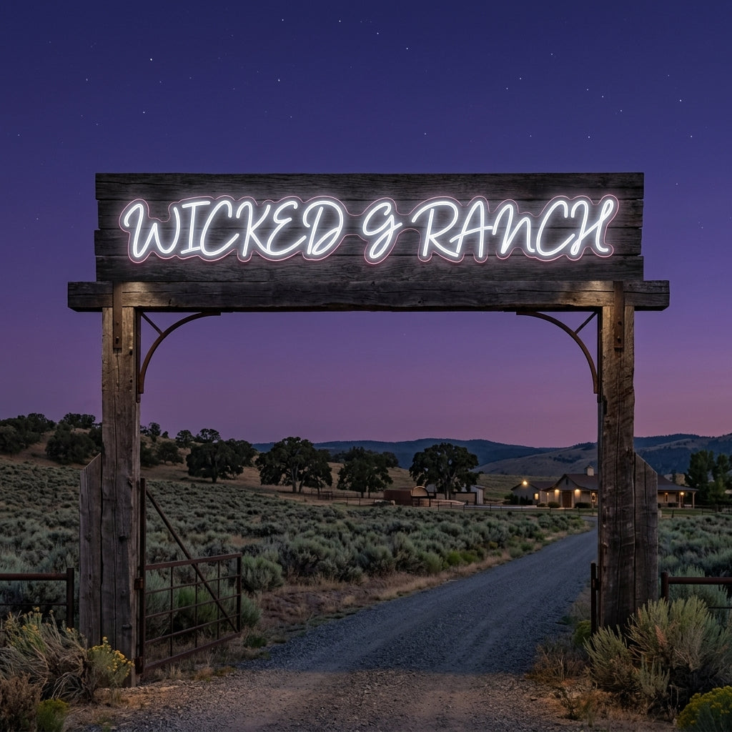 Custom Neon: WICKED G RANCH