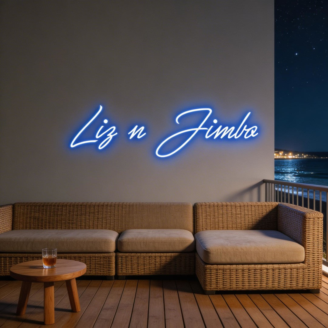 Custom Neon: Liz n Jimbo