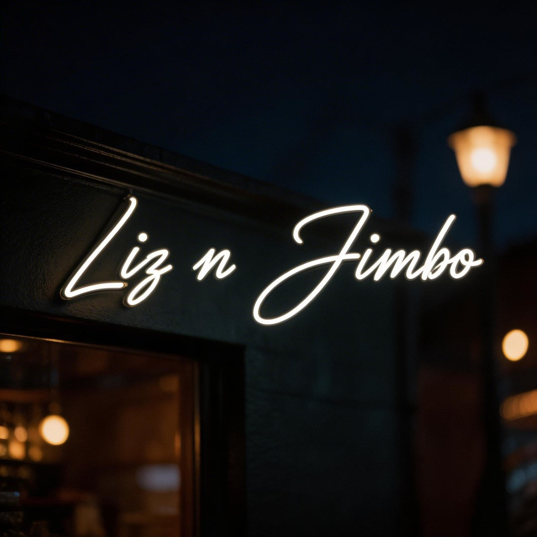 Custom Neon: Liz n Jimbo