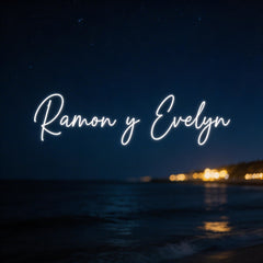 Custom Neon: Ramon y Evelyn