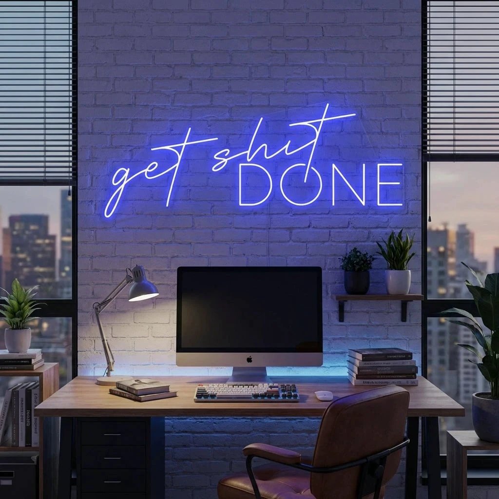 Get Shit Done Led Neon Sign Light