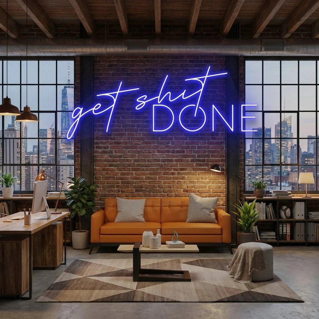 Get Shit Done Led Neon Sign Light