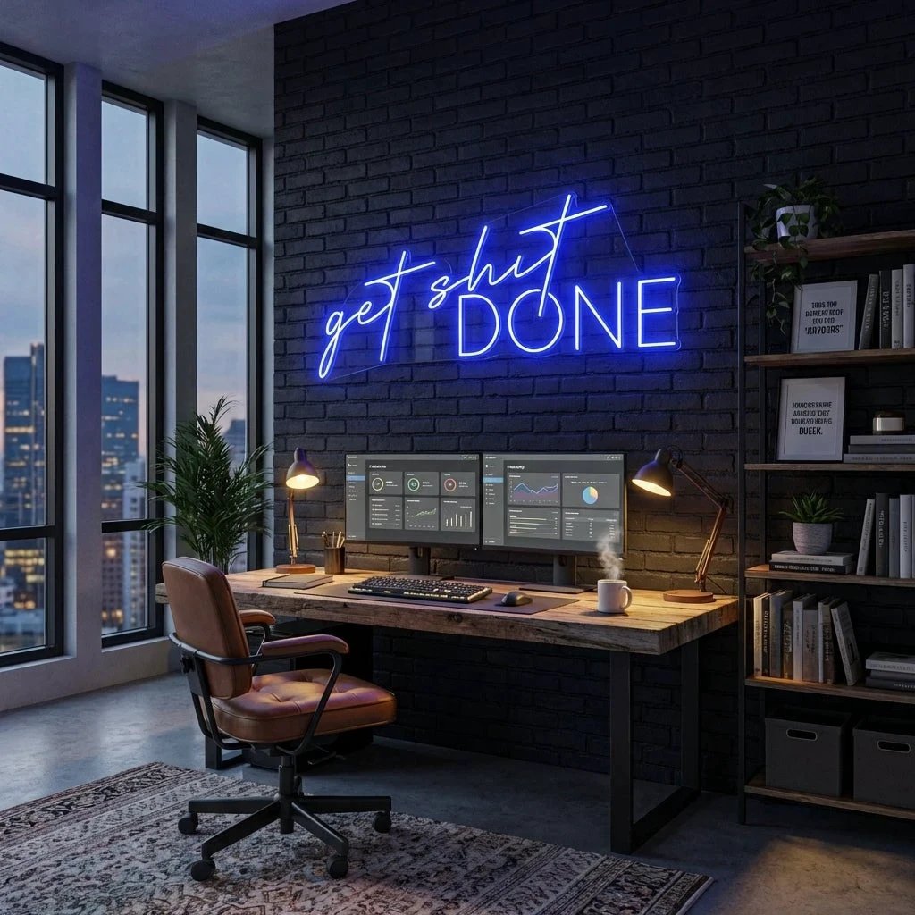 Get Shit Done Led Neon Sign Light
