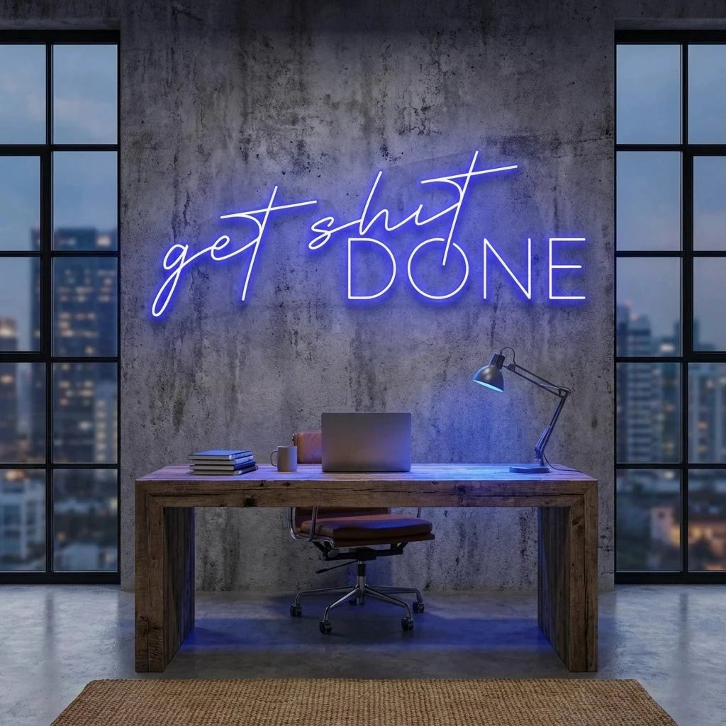 Get Shit Done Led Neon Sign Light