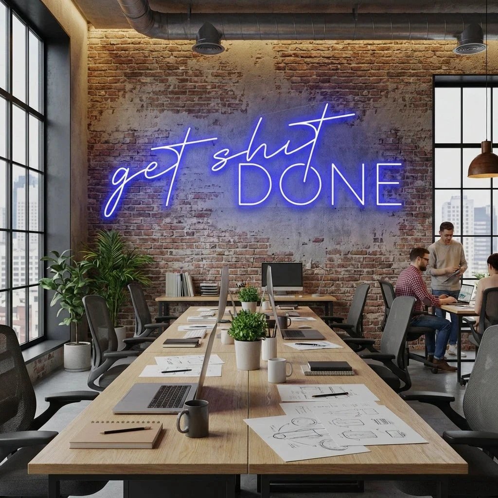 Get Shit Done Led Neon Sign Light
