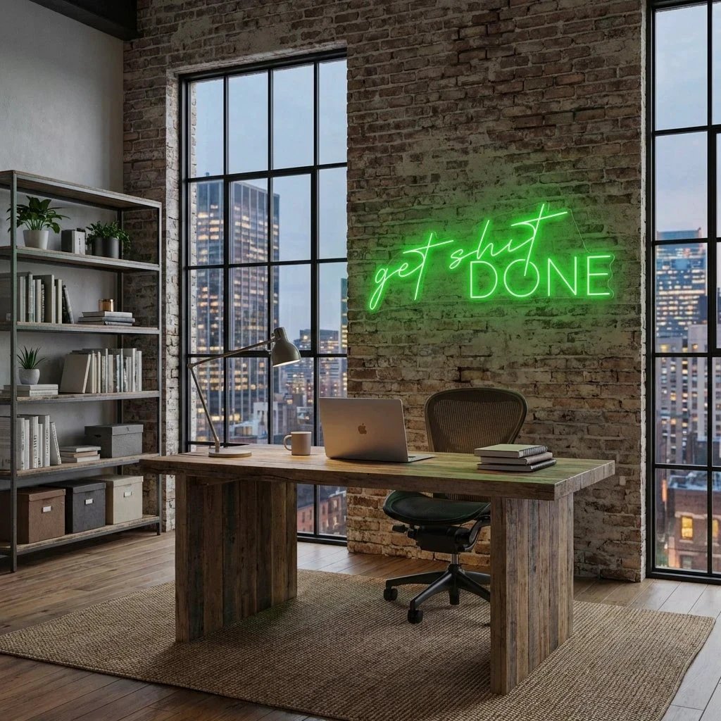 Get Shit Done Led Neon Sign Light