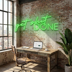 Get Shit Done Led Neon Sign Light