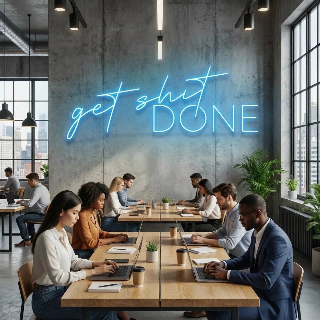 Get Shit Done Led Neon Sign Light