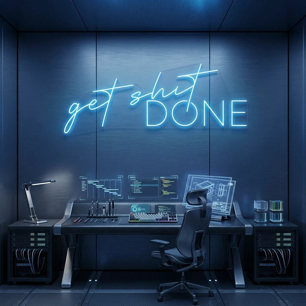 Get Shit Done Led Neon Sign Light