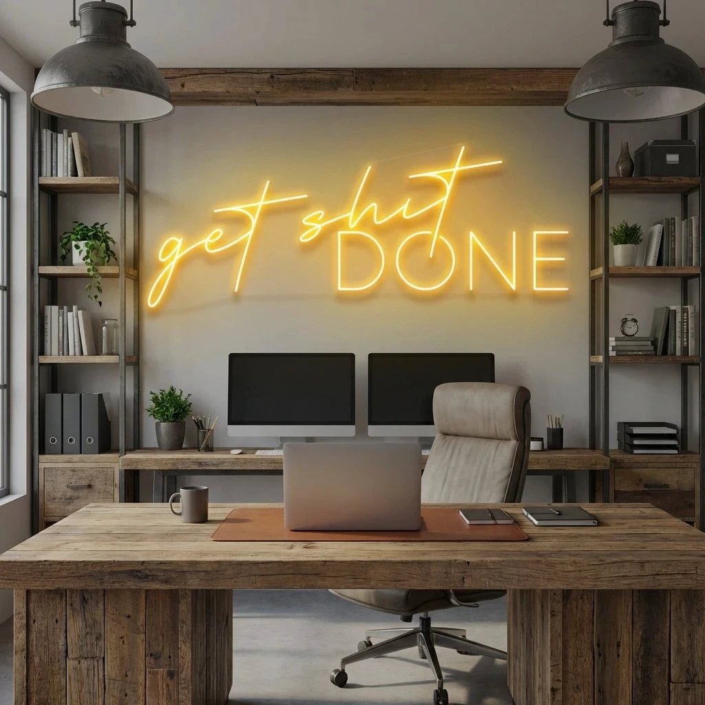 Get Shit Done Led Neon Sign Light