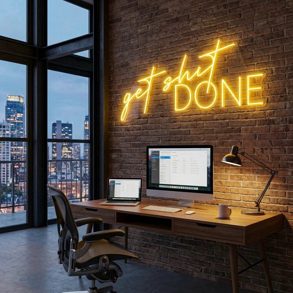 Get Shit Done Led Neon Sign Light
