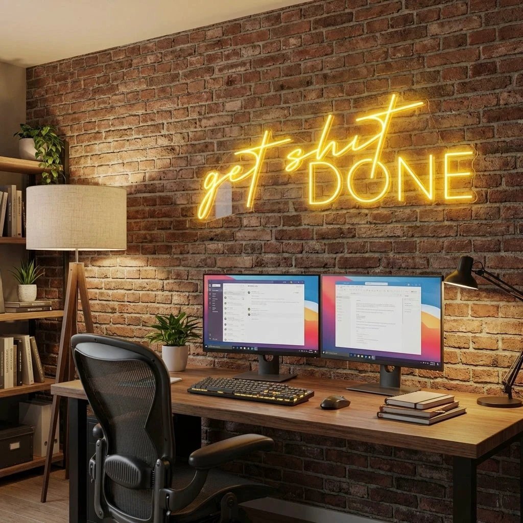Get Shit Done Led Neon Sign Light