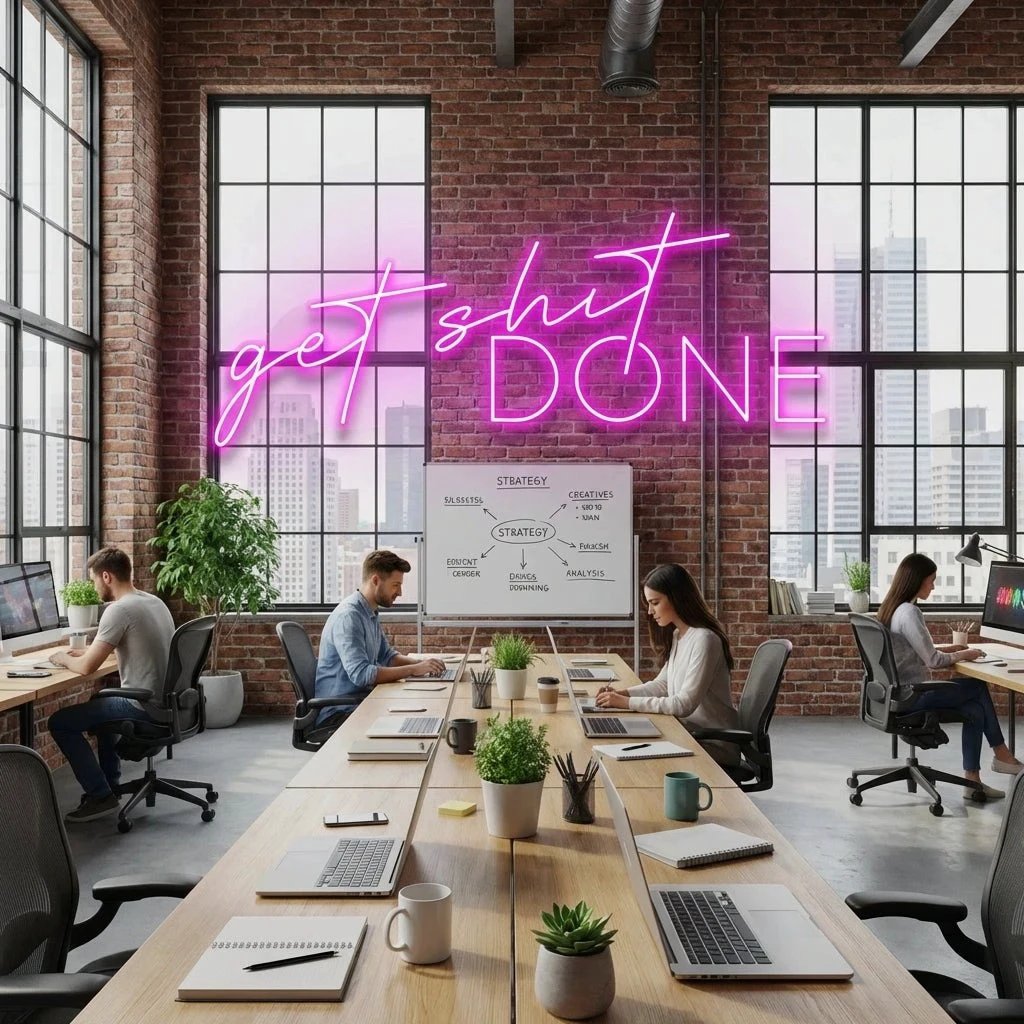 Get Shit Done Led Neon Sign Light