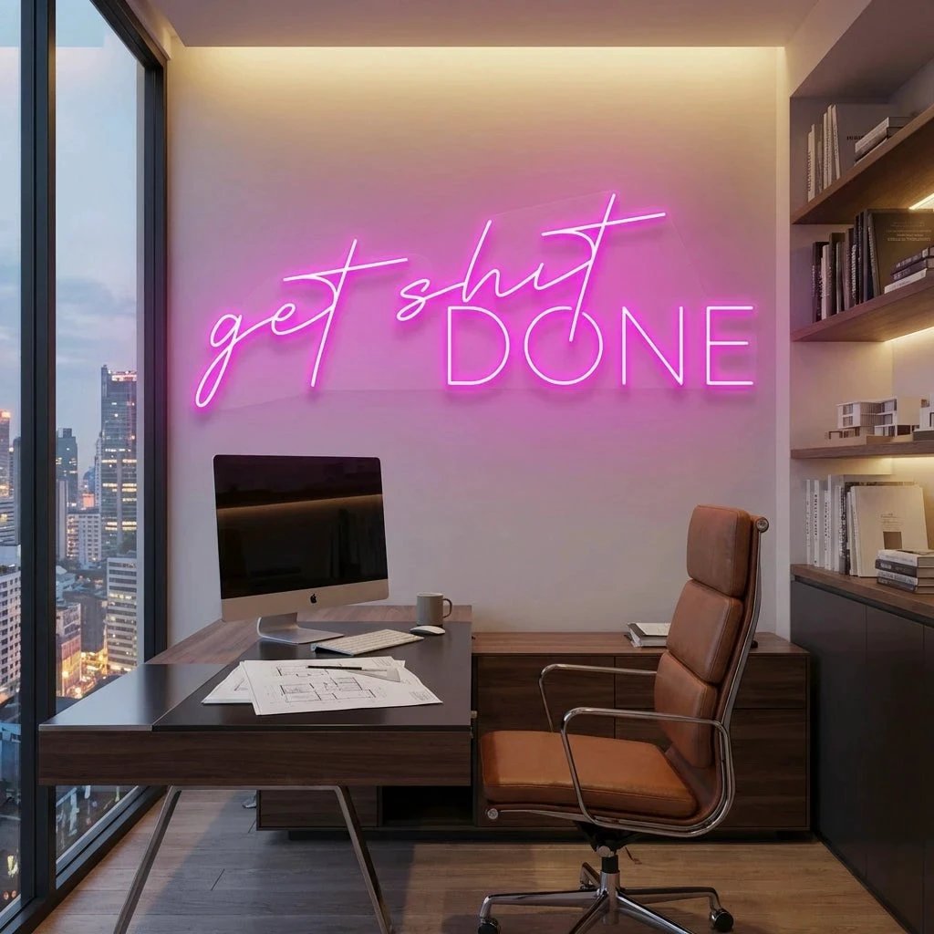Get Shit Done Led Neon Sign Light