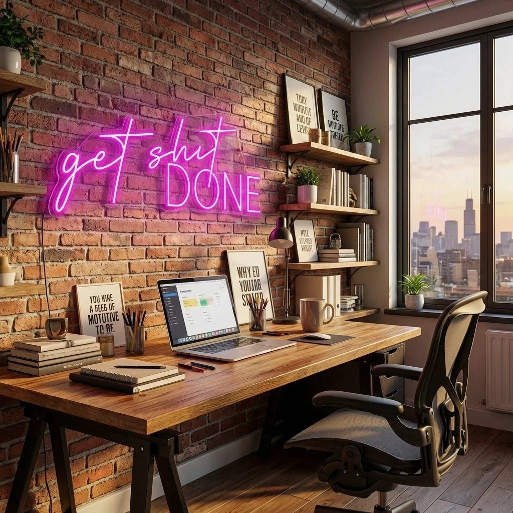 Get Shit Done Led Neon Sign Light