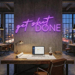 Get Shit Done Led Neon Sign Light