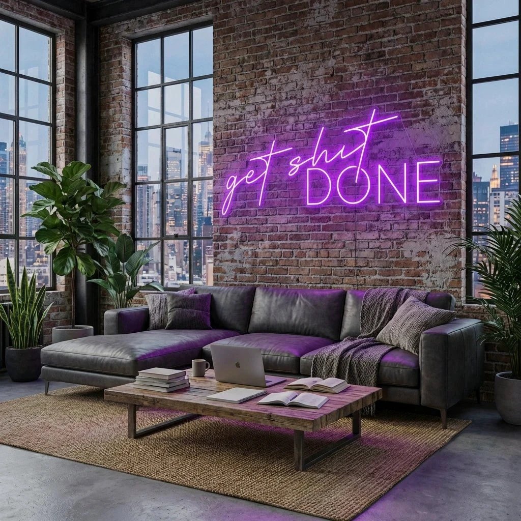 Get Shit Done Led Neon Sign Light