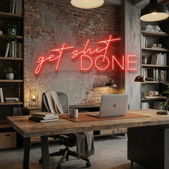 Get Shit Done Led Neon Sign Light