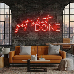 Get Shit Done Led Neon Sign Light