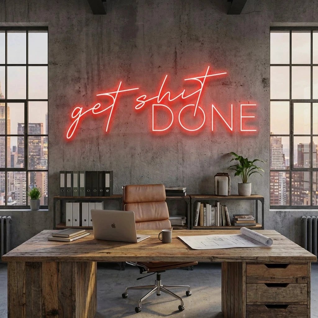 Get Shit Done Led Neon Sign Light