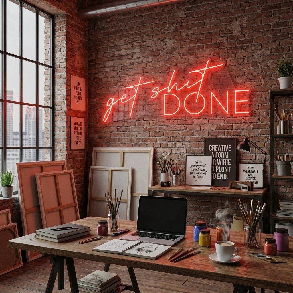 Get Shit Done Led Neon Sign Light