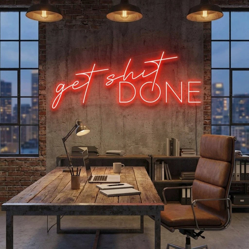 Get Shit Done Led Neon Sign Light