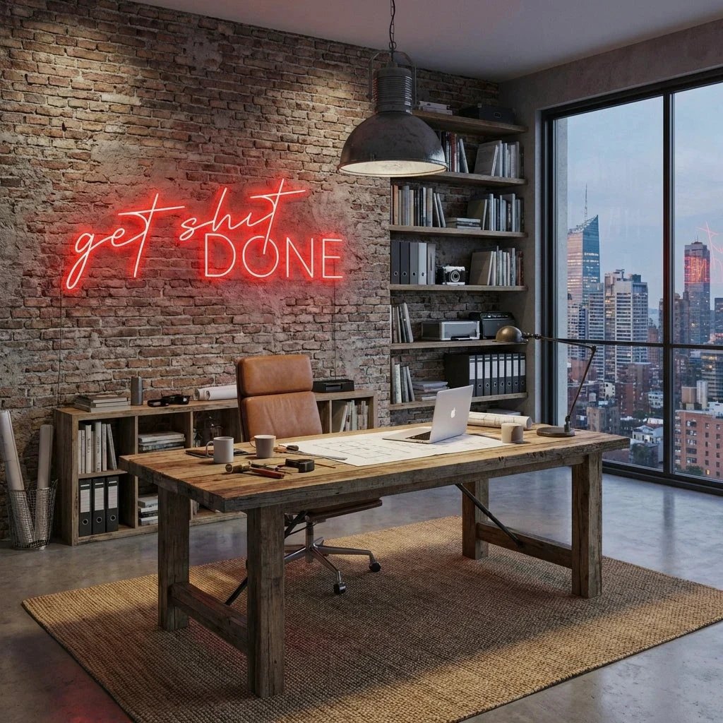 Get Shit Done Led Neon Sign Light