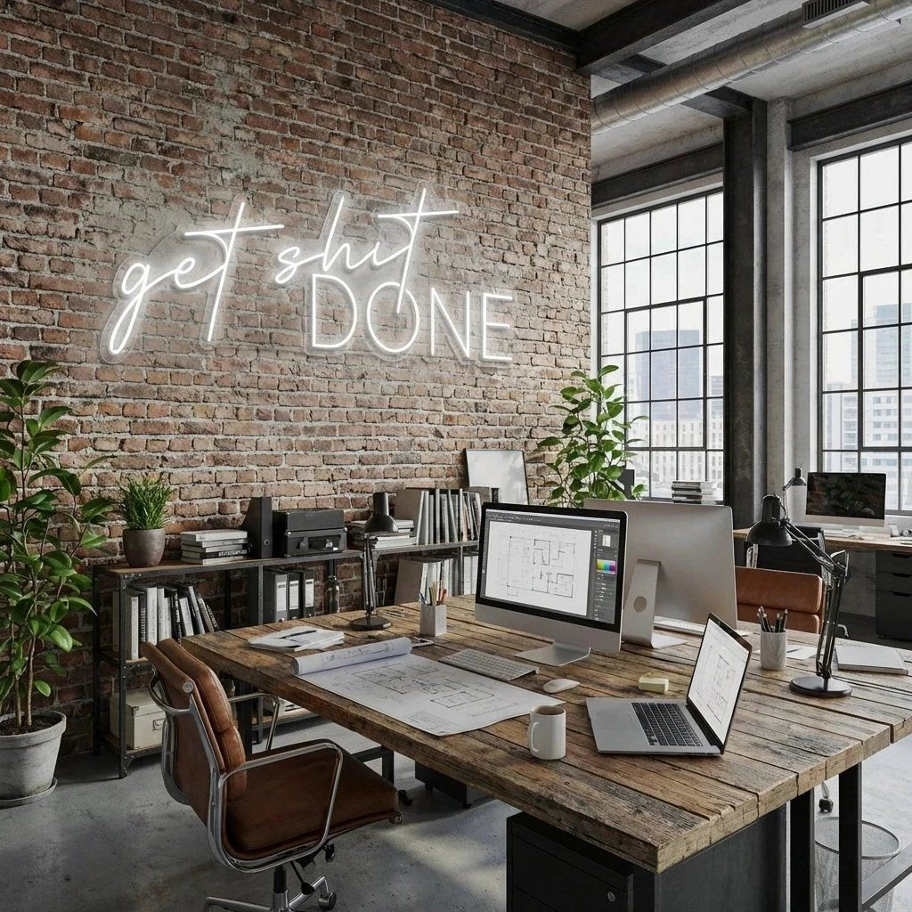 Get Shit Done Led Neon Sign Light