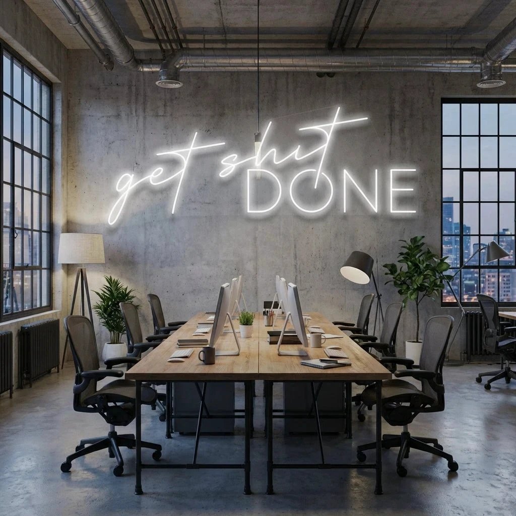 Get Shit Done Led Neon Sign Light