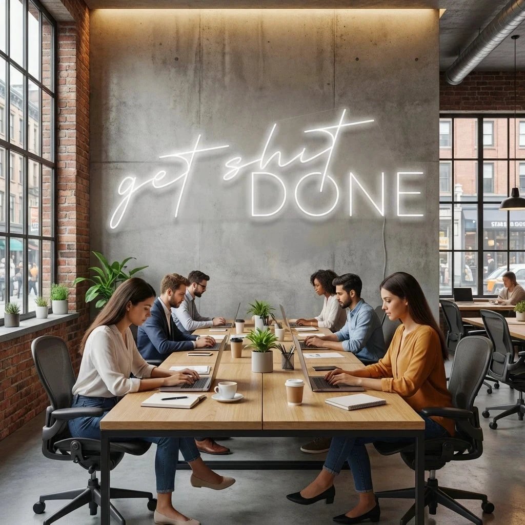Get Shit Done Led Neon Sign Light