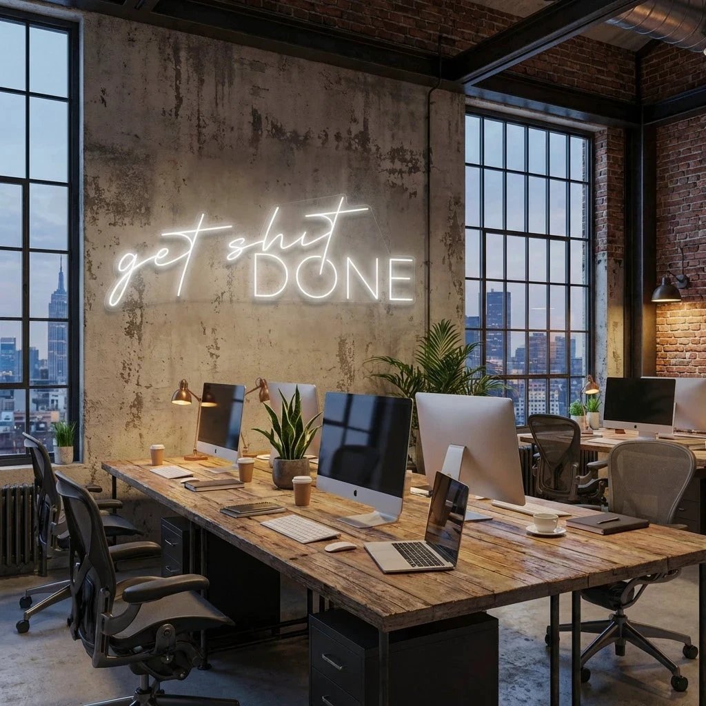Get Shit Done Led Neon Sign Light