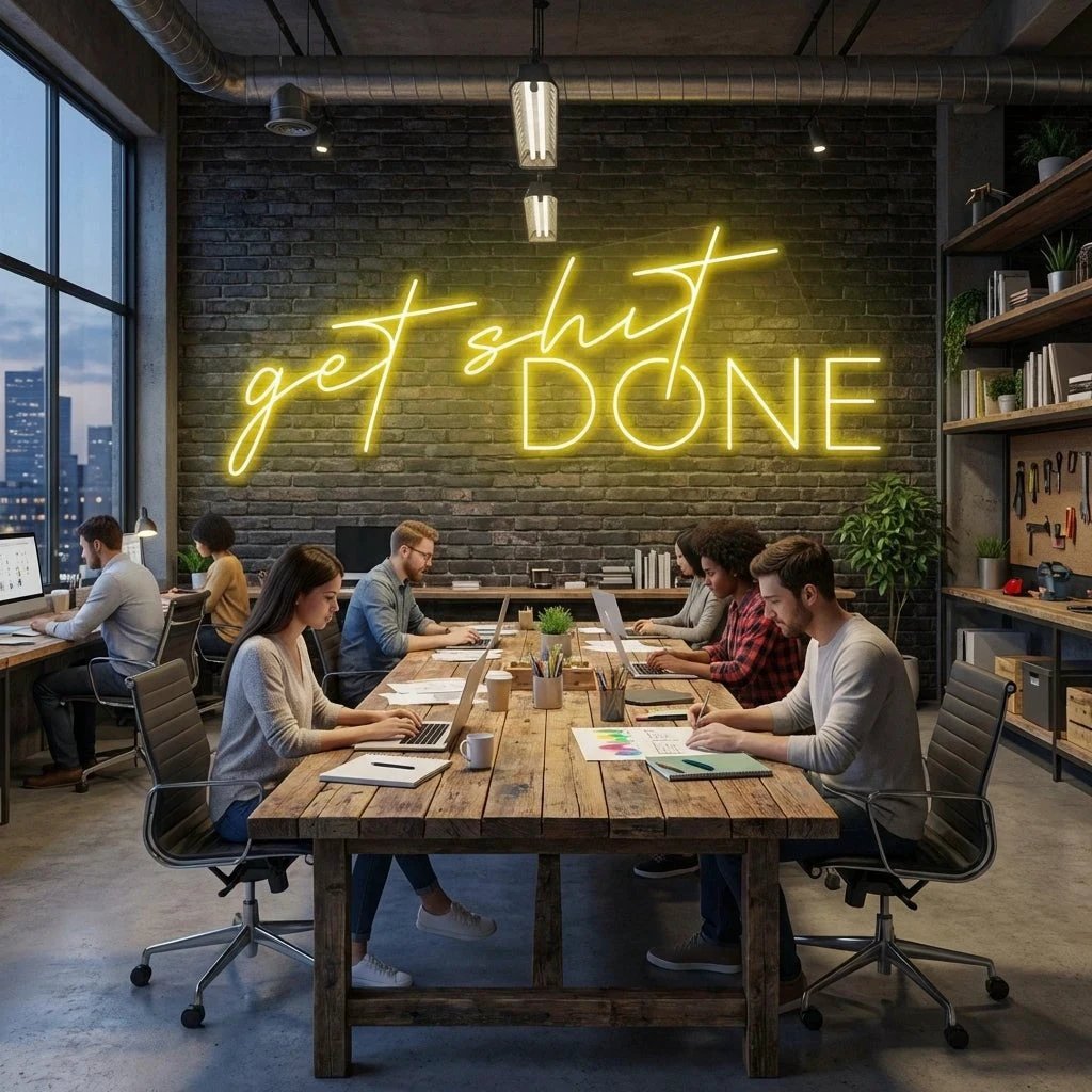Get Shit Done Led Neon Sign Light