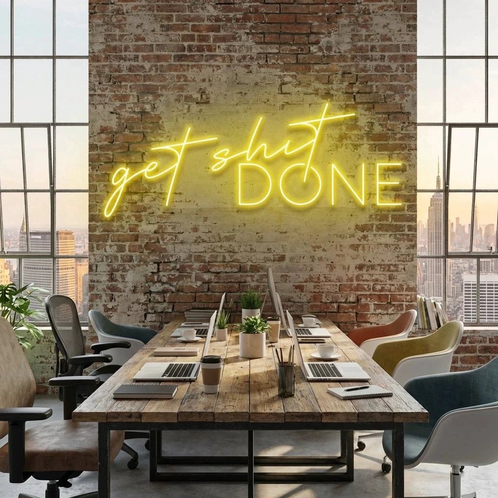 Get Shit Done Led Neon Sign Light