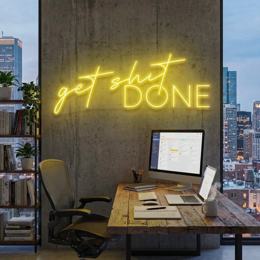 Get Shit Done Led Neon Sign Light