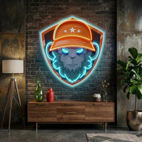 Gorilla Head LED Neon Sign Light Pop Art