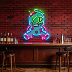 Graffiti Doll LED Neon Sign Light Pop Art