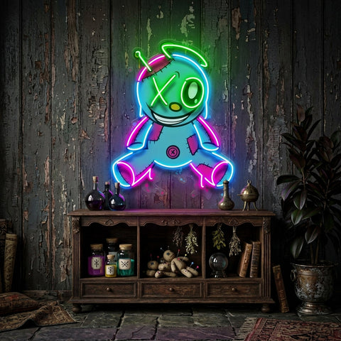 Graffiti Doll LED Neon Sign Light Pop Art