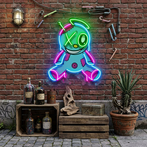 Graffiti Doll LED Neon Sign Light Pop Art