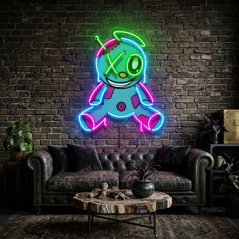 Graffiti Doll LED Neon Sign Light Pop Art