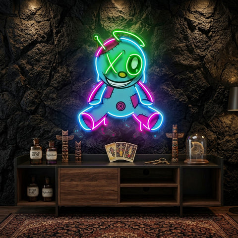 Graffiti Doll LED Neon Sign Light Pop Art
