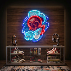 Graffiti Skull LED Neon Sign Light Pop Art