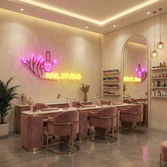 Nail Studio Artwork Led Neon Sign Light, Nail Spa Decoration