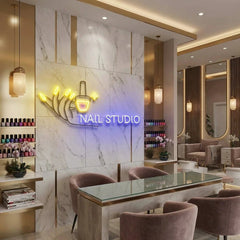 Nail Studio Artwork Led Neon Sign Light, Nail Spa Decoration