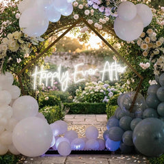 Neon Sign Wedding Backdrop, Happily Even After Led Neon Sign Light, Wedding decoration